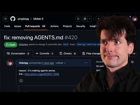 Delete your CLAUDE.md (and your AGENT.md too)