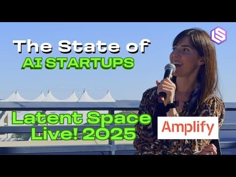 [State of AI Startups] Memory/Learning, RL Envs & DBT-Fivetran — Sarah Catanzaro, Amplify