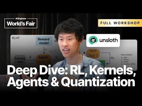 [Full Workshop] Reinforcement Learning, Kernels, Reasoning, Quantization & Agents — Daniel Han
