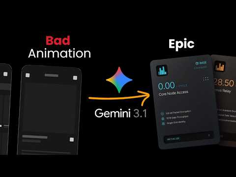 How to prompt Gemini 3.1 for Epic animations