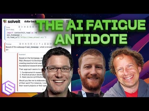 The antidote to AI fatigue