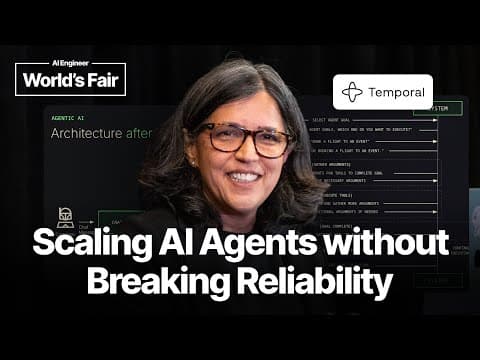 Scaling AI Agents Without Breaking Reliability — Preeti Somal, Temporal