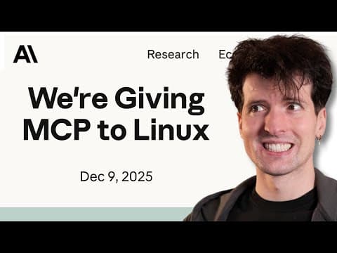 Anthropic gave MCP to the Linux Foundation