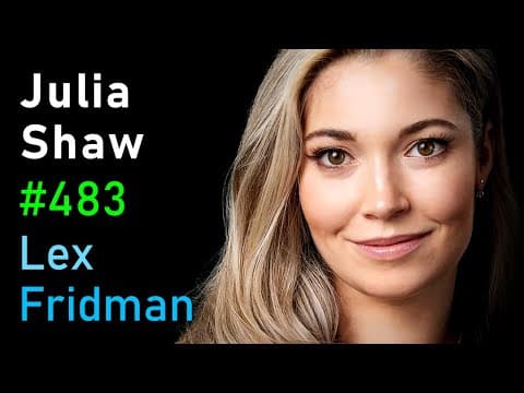 Julia Shaw: Criminal Psychology of Murder, Serial Killers, Memory & Sex | Lex Fridman Podcast #483