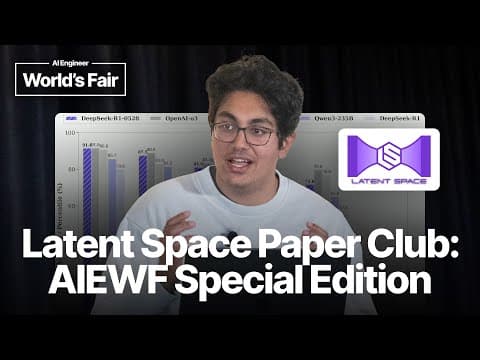 Latent Space Paper Club: AIEWF Special Edition (Test of Time, DeepSeek R1/V3) — VIbhu Sapra