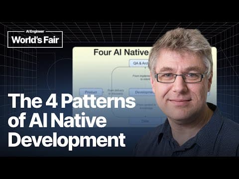 The 4 Patterns of AI Native Development — Patrick Debois