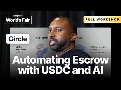 Automating Escrow with USDC and AI - Corey Cooper, Circle
