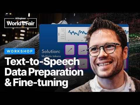 Text-to-Speech Data Preparation and Fine-tuning Workshop - Ronan McGovern