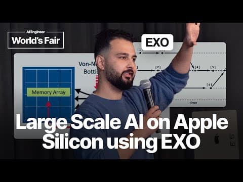 Large Scale AI on Apple Silicon (as mentioned by @AndrejKarpathy ) — Alex Cheema, EXO Labs