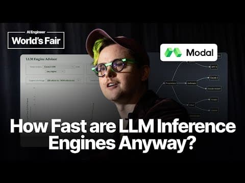 How fast are LLM inference engines anyway? — Charles Frye, Modal