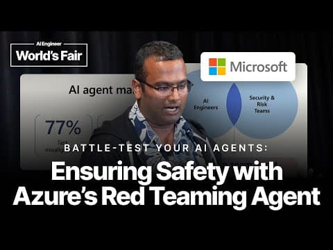 AI Red Teaming Agent: Azure AI Foundry — Nagkumar Arkalgud & Keiji Kanazawa, Microsoft