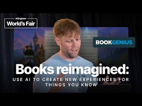 Books reimagined: use AI to create new experiences for things you know — Lukasz Gandecki, Xolvio