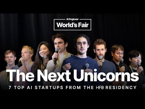 The Next Unicorns: 7 Top AI startups from the HF0 Residency