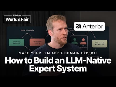Make your LLM app a Domain Expert: How to Build an Expert System — Christopher Lovejoy, Anterior