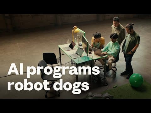 Can AI program a robot dog?