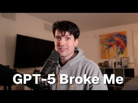 So I've had gpt-5 for a bit now...