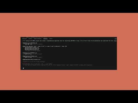 Claude Code modernizes a legacy COBOL codebase