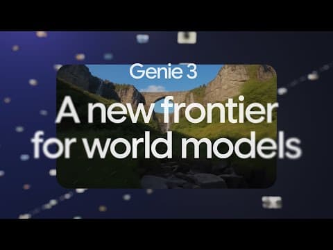 Genie 3: Creating dynamic worlds that you can navigate in real life