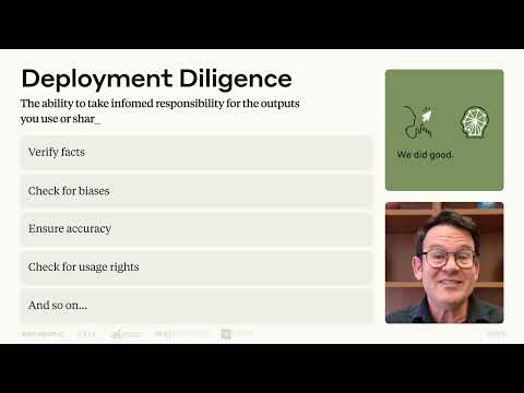 Lesson 10: A closer look at Diligence | AI Fluency: Framework & Foundations Course