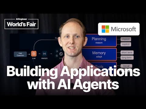 Building Applications with AI Agents — Michael Albada, Microsoft
