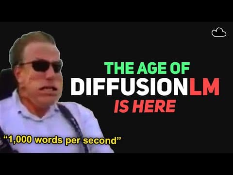 1,000 tok/s?! The Age of Diffusion Based LLMs Is Upon Us