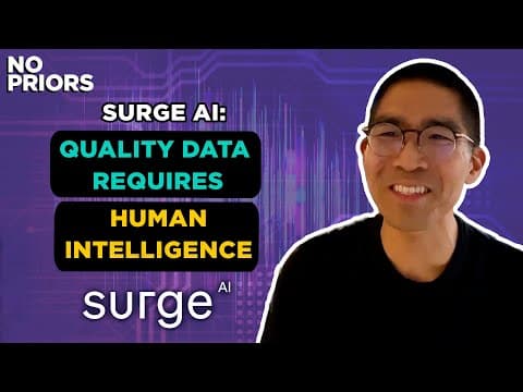 No Priors Ep. 124 | With SurgeAI Founder and CEO Edwin Chen