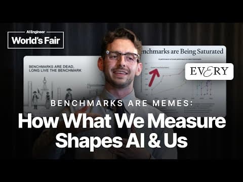 Benchmarks Are Memes: How What We Measure Shapes AI—and Us - Alex Duffy