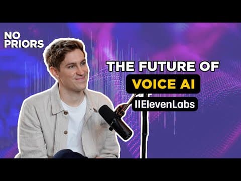 No Priors Ep. 143 | With ElevenLabs Co-Founder Mati Staniszewski