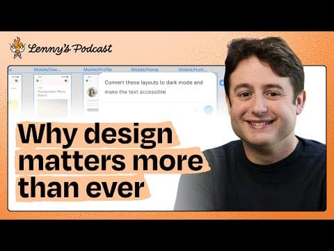 Figma’s CEO: Why AI makes design, craft, and quality the new moat for startups | Dylan Field