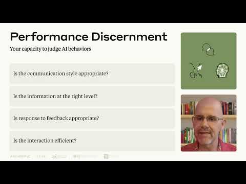 Lesson 8: A closer look at Discernment | AI Fluency: Framework & Foundations Course
