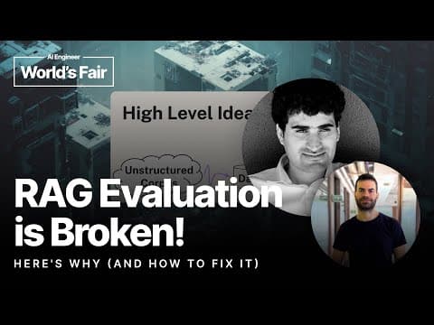 RAG Evaluation Is Broken! Here's Why (And How to Fix It) - Yuval Belfer and Niv Granot