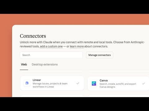 Getting started with connectors in Claude.ai