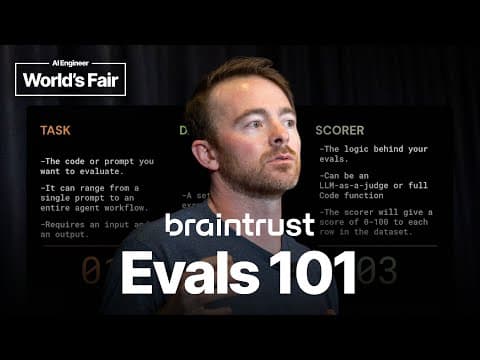Evals 101 — Doug Guthrie, Braintrust