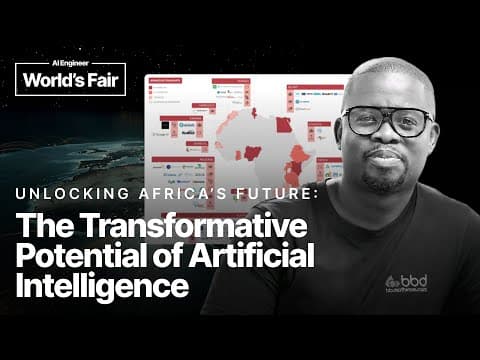 Unlocking Africa's Potential with AI — Thabang Ledwaba