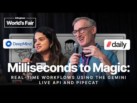 Milliseconds to Magic: Real‑Time Workflows using the Gemini Live API and Pipecat