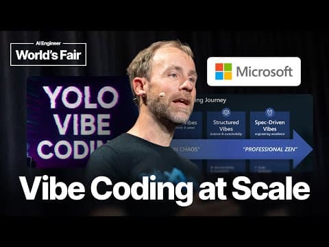 Vibe Coding at Scale: Customizing AI Assistants for Enterprise Environments - Harald Kirshner,