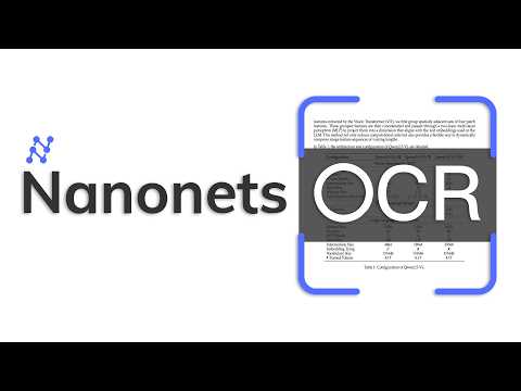 NanoNets OCR-s
