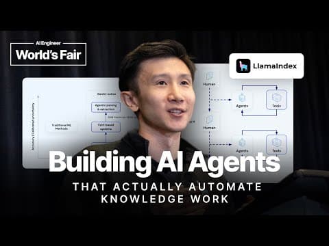 Building AI Agents that actually automate Knowledge Work - Jerry Liu, LlamaIndex