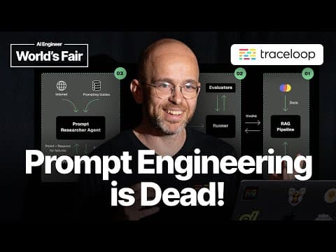 Prompt Engineering is Dead — Nir Gazit, Traceloop