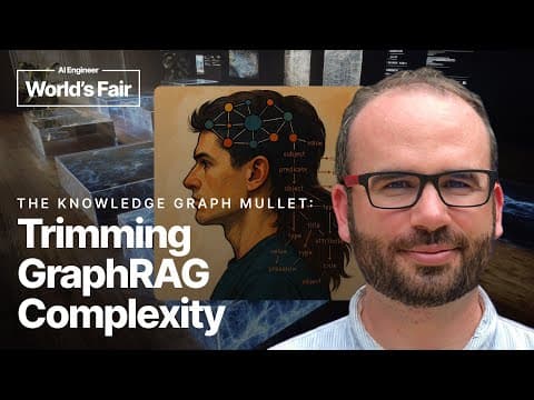 The Knowledge Graph Mullet: Trimming GraphRAG Complexity - William Lyon
