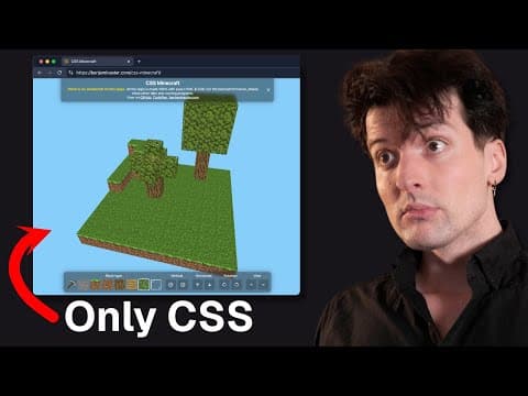 CSS has gone too far (deep dive on Minecraft in 100% CSS)