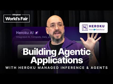 Building Agentic Applications w/ Heroku Managed Inference and Agents — Julián Duque & Anush Dsouza