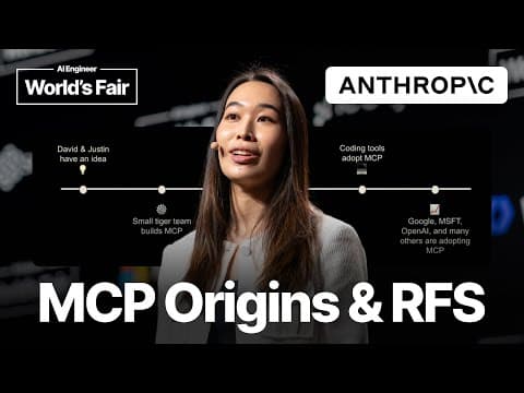 Model Context Protocol: Origins and Requests For Startups — Theodora Chu, MCP PM, Anthropic
