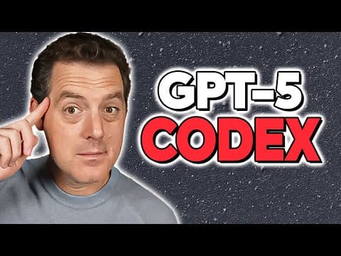 GPT-5 Codex is nuts...